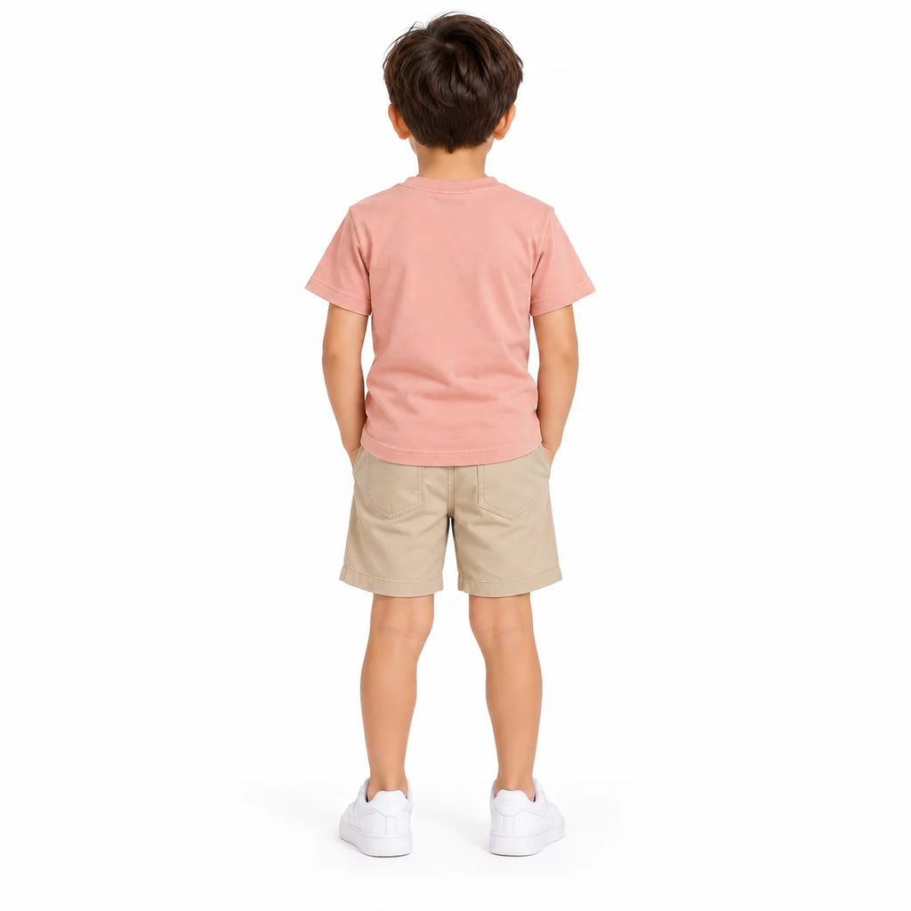 Kids' Soft Plain Pink T-Shirt