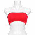 Bold red bikini top