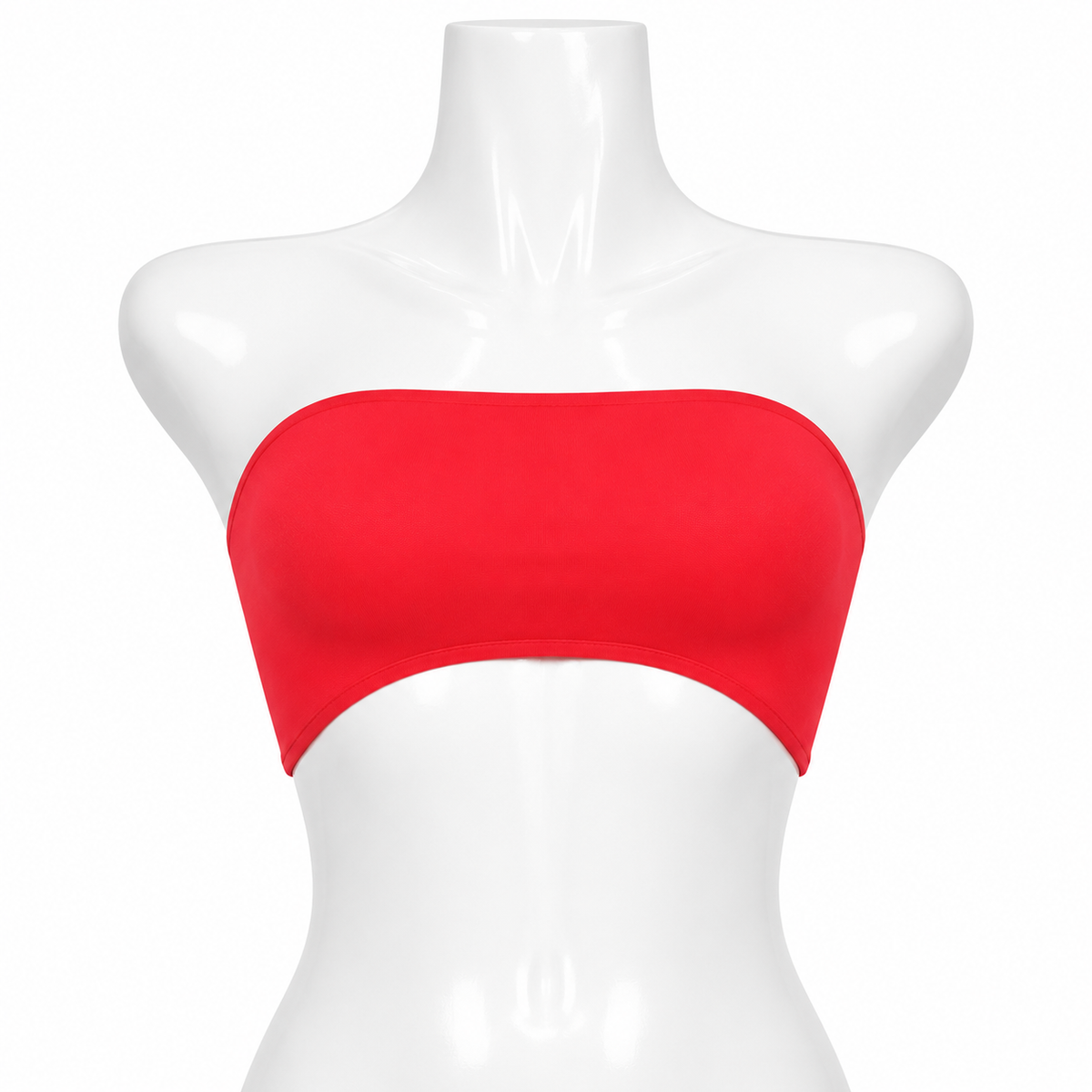 Bold red bikini top
