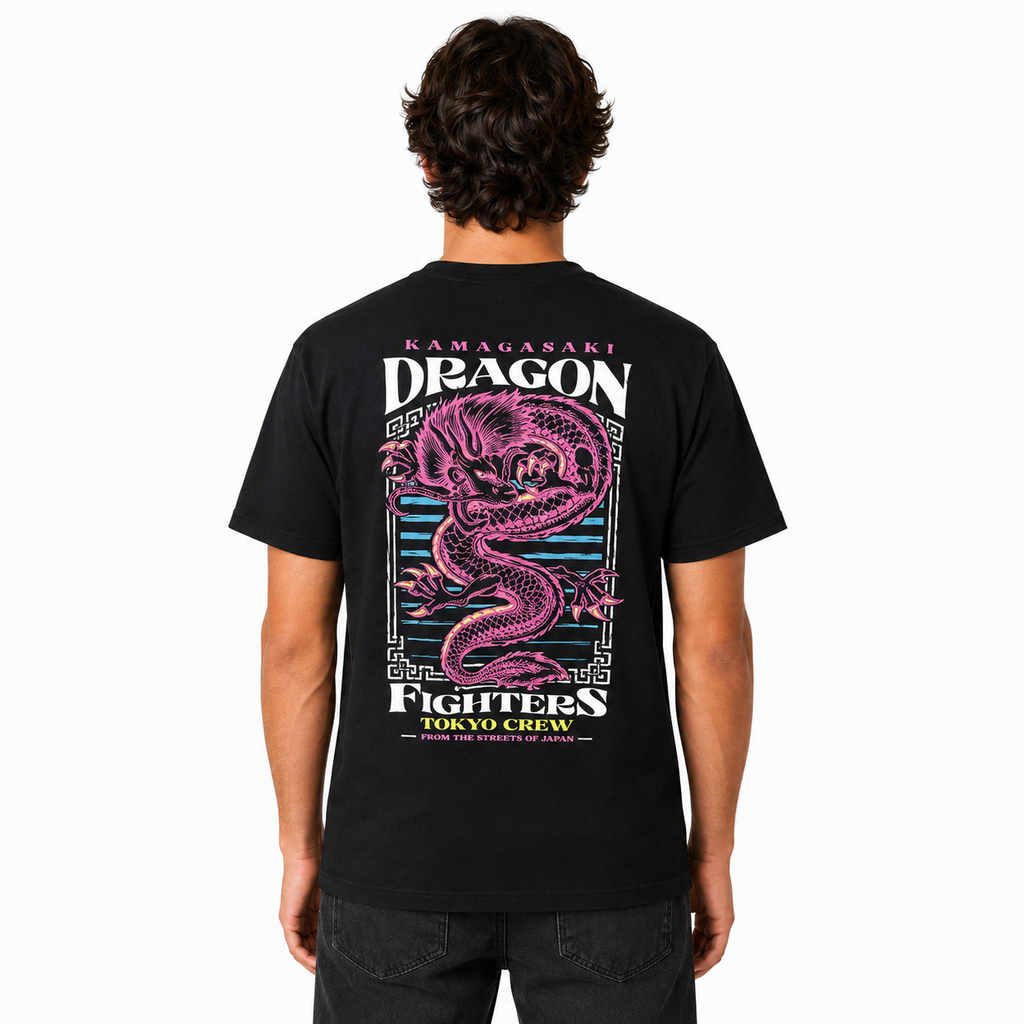 Tokyo Crew Dragon T-Shirt - Black