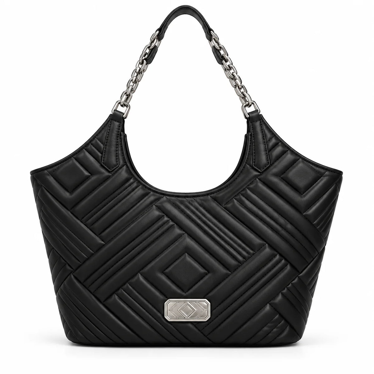 Black Quilted Shoulder Bag