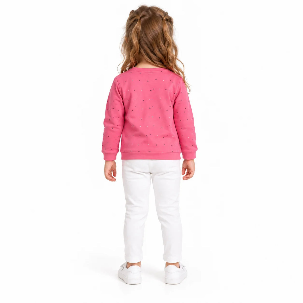 Girls' Pink Set with Hearts