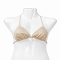 Elegant beige triangle bikini