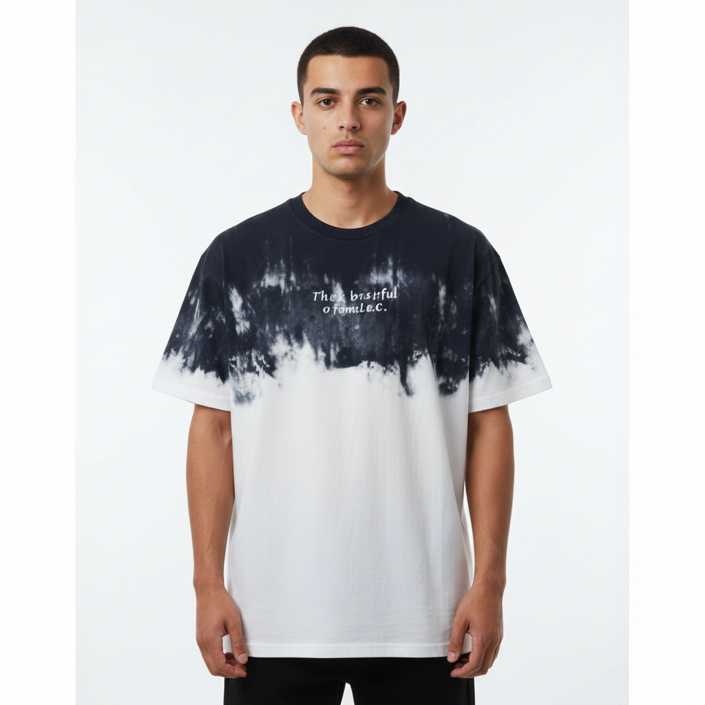 Dark Fade Two-Tone Tee - Front View