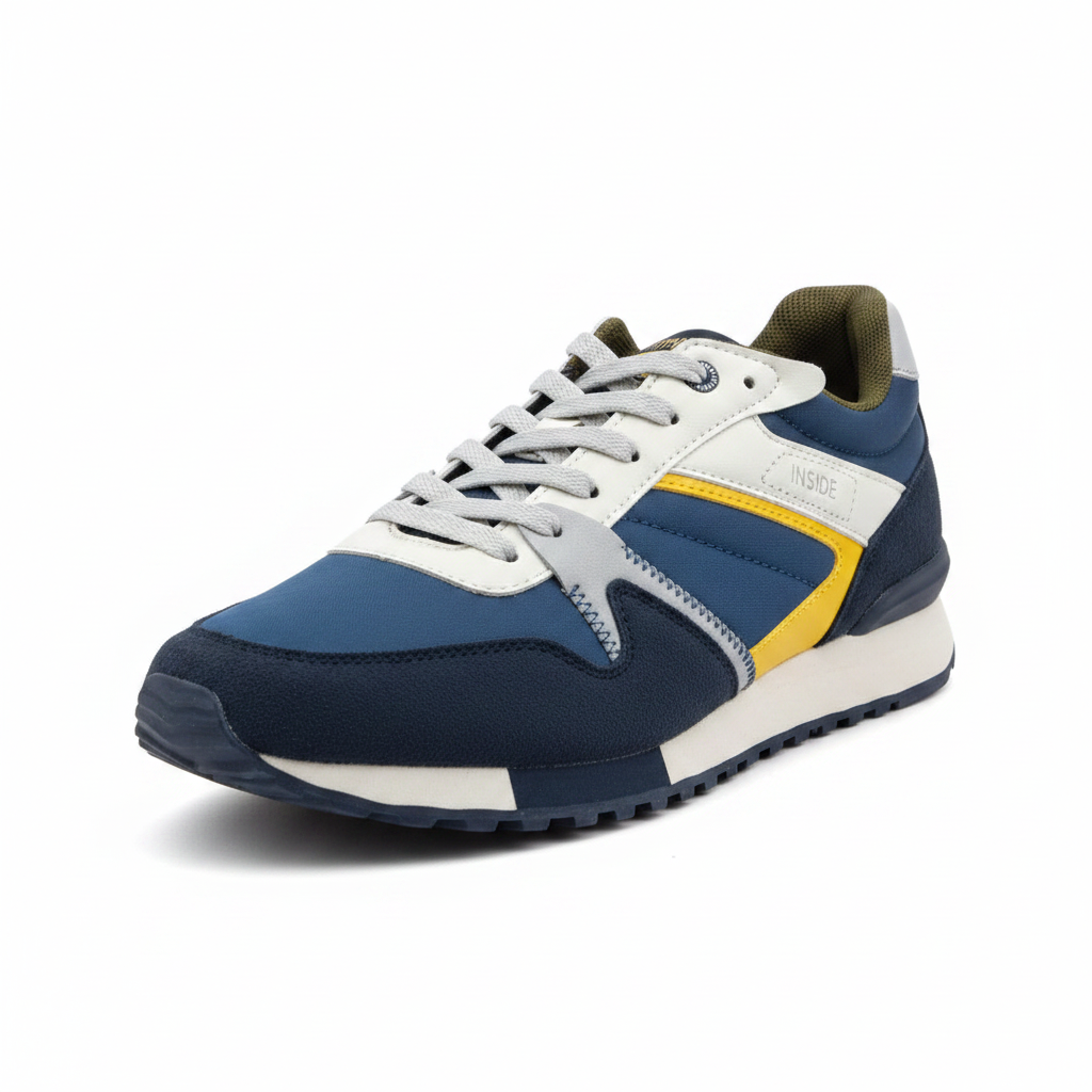 Inside Blue Sneaker - Front View
