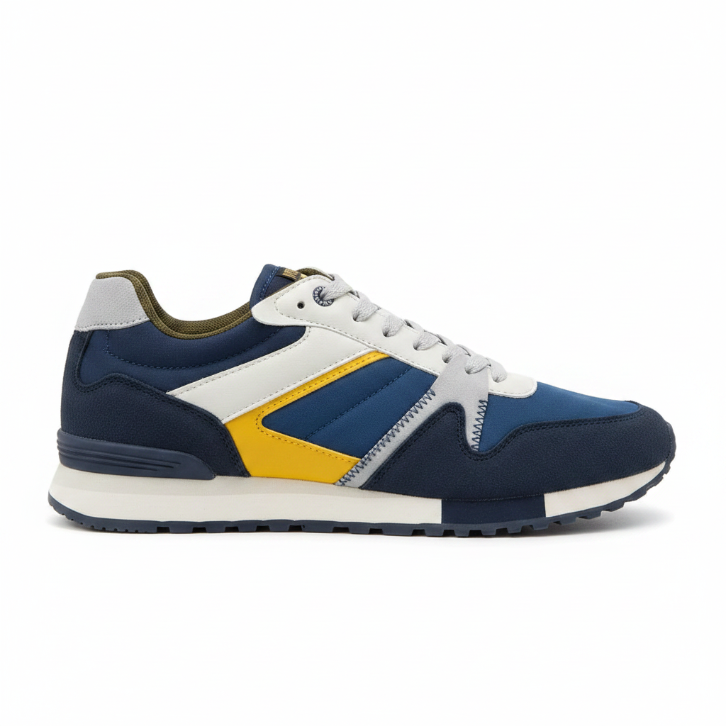 Inside Blue Sneaker - Side View