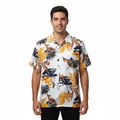Tropical Floral Hawaiian Shirt - Front View