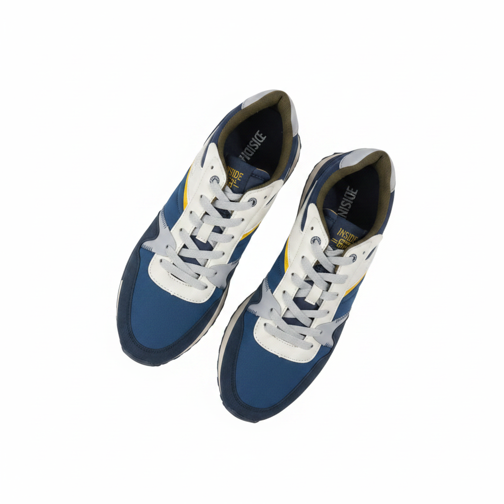 Inside Blue Sneaker - Top View