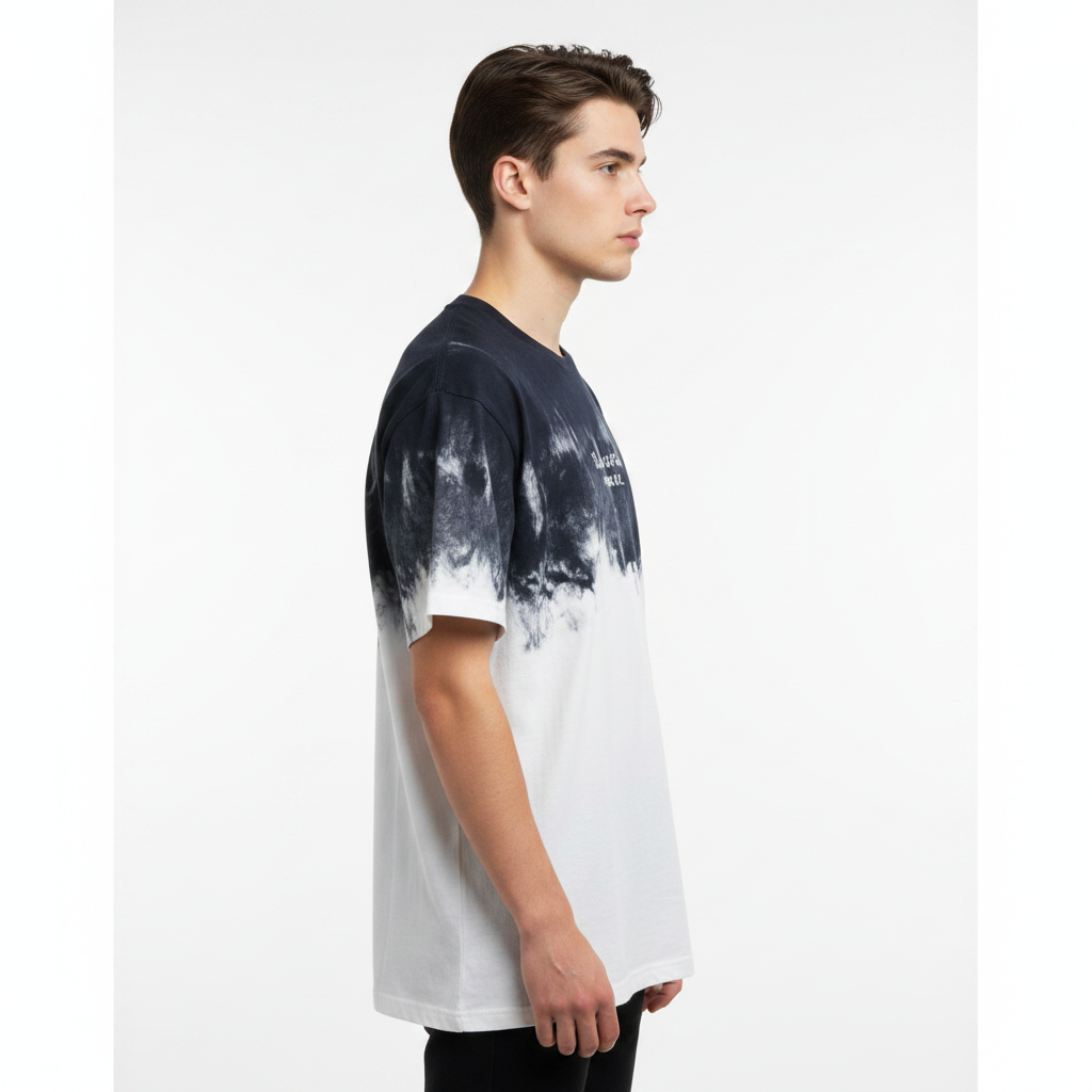 Dark Fade Two-Tone Tee - Side View