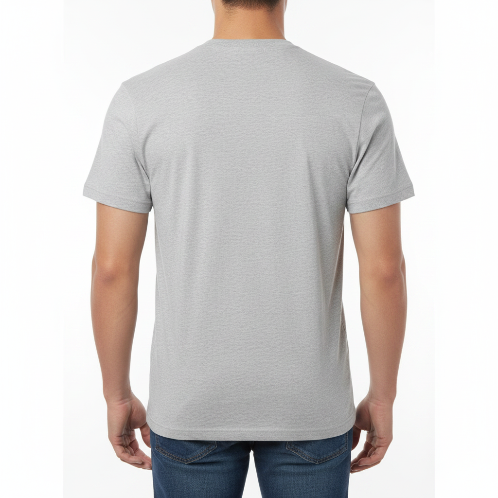 Back view - The Batman Graphic Tee on male model