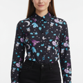 Galaxy Print Women's Shirt - Front View